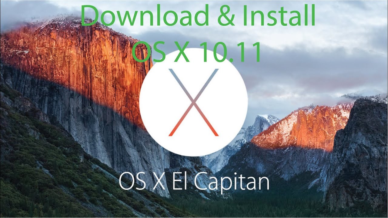 mac os x 10.11 download iso